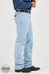 Wrangler 13MAFGH Cowboy Cut Original Fit Active Flex Jean in Light Wash, side