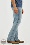 Wrangler 77MWZBR Retro Slim Boot Cut Jean in Light Wash, side