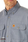 Riggs Workwear® FR Flame Resistant Twill Solid Work Shirt by Wrangler FR3W01L