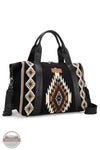 Wrangler WG174-5110 Southwestern Print Duffle Bag in black, front