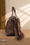 Wrangler WG174-5110 Southwestern Print Duffle Bag in coffee, side