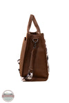 Wrangler WG288-8119 Carry-All Large Animal Print Work Tote in cow brown, side