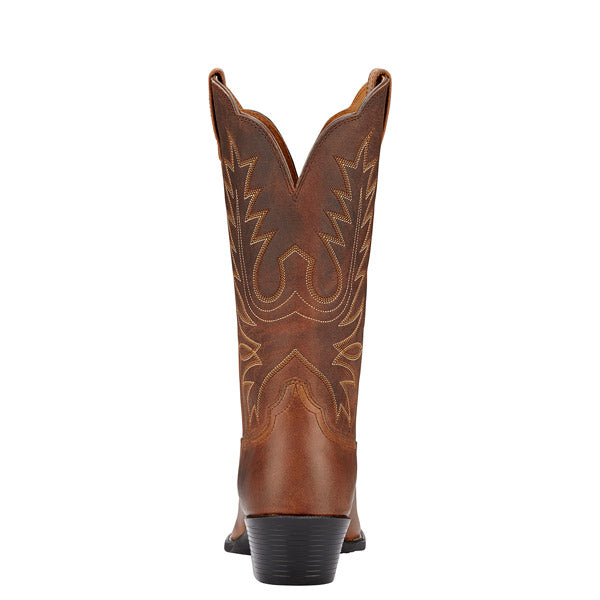  Ariat 10001021 Heritage R Toe Western Boots back view