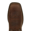 Durango DDB0314 Rebel™ Brown Distressed Falg Embroidery Western Boot toe view