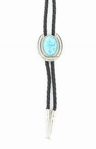 M&F 22108 Horseshoe with Blue Stone Bolo 3rd view