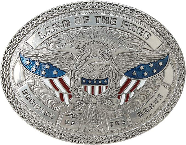 M&F 37916 Land Of The Free Belt Buckle
