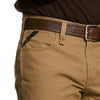 Ariat 10030239 Rebar M4 Relaxed Durastretch Straight Leg Pants in Khaki Front Detail