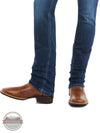 Ariat 10036814 REAL Perfect Rise Abby Straight Jeans Leg Detail