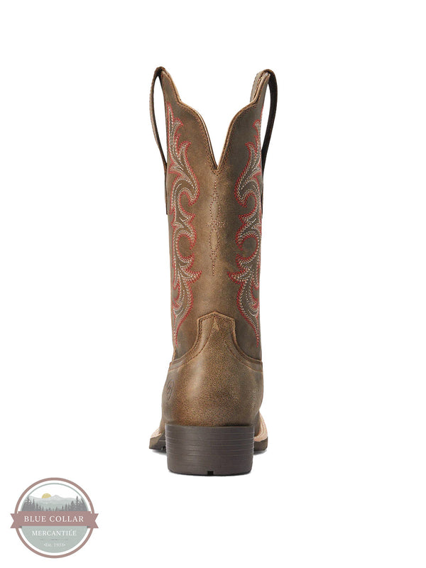 Ariat 10042385 Hybrid Rancher Stretchfit Square Toe Western Boots Heel View