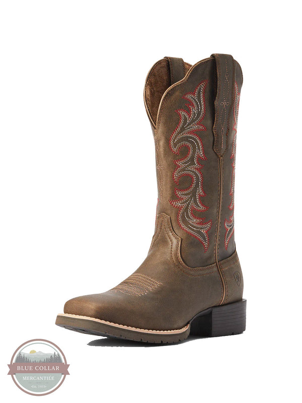 Ariat 10042385 Hybrid Rancher Stretchfit Square Toe Western Boots Profile View