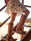Ariat 10043654 Desert Days HiLo Jordan Skirt in a Desert Print Life View