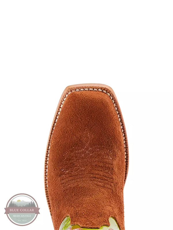 Ariat 10044400 Futurity Boon Western Boot in Cognac Roughout Toe View