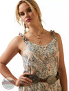 Ariat 10044999 Sweet Spring Sleeveless Top in a Leopard Print Front View
