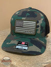 Ariat A3000158222 R112 USA Flag Patch Cap in Camo Profile Life View