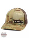 Ariat A300016728 R112 Snap Back Logo Cap in Camo Profile View