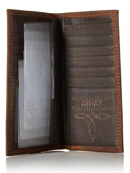 Ariat A35290283 Rowdy Rodeo Triple-Stitch Wallet / Checkbook Inside View