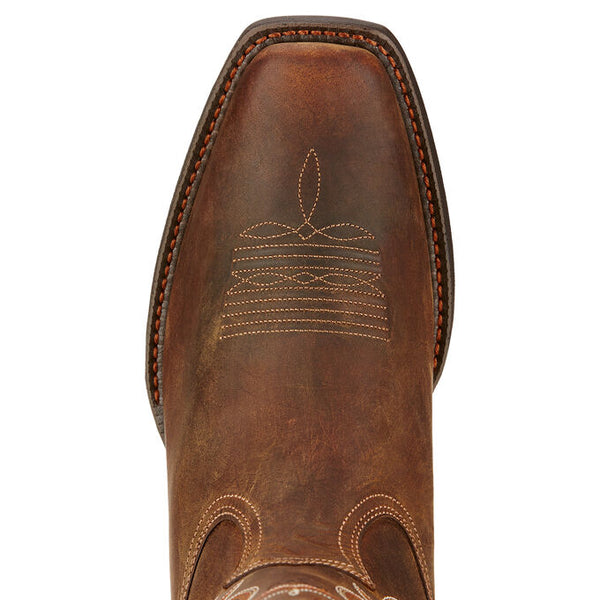 Ariat 10017365 Sport Square Toe Western Boot toe view