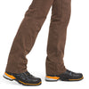 Ariat 10034622 Rebar M4 Low Rise DuraStretch Made Tough Stackable Straight Leg Pant, Brown