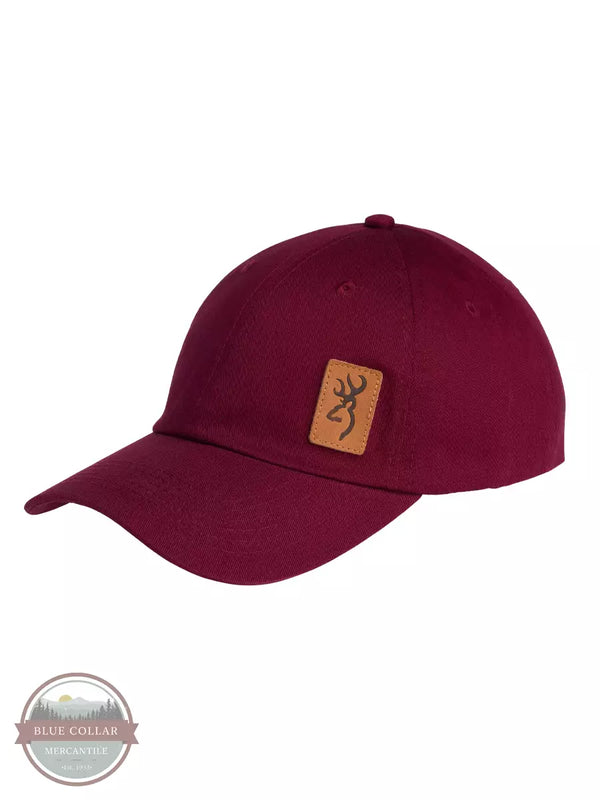 Browning 308197911 Lynsey Cap in Burgundy Front View
