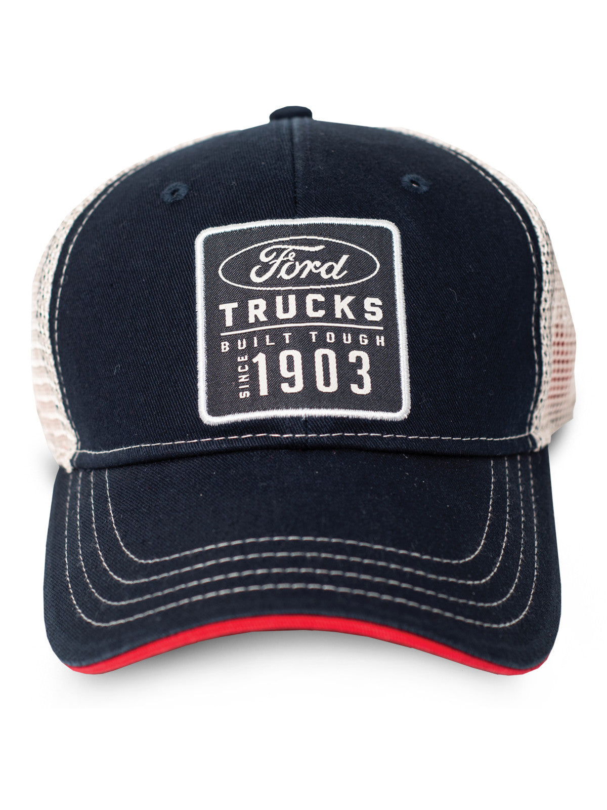 Buck Wear 9132 Ford Shop Logo Cap in Navy Front View