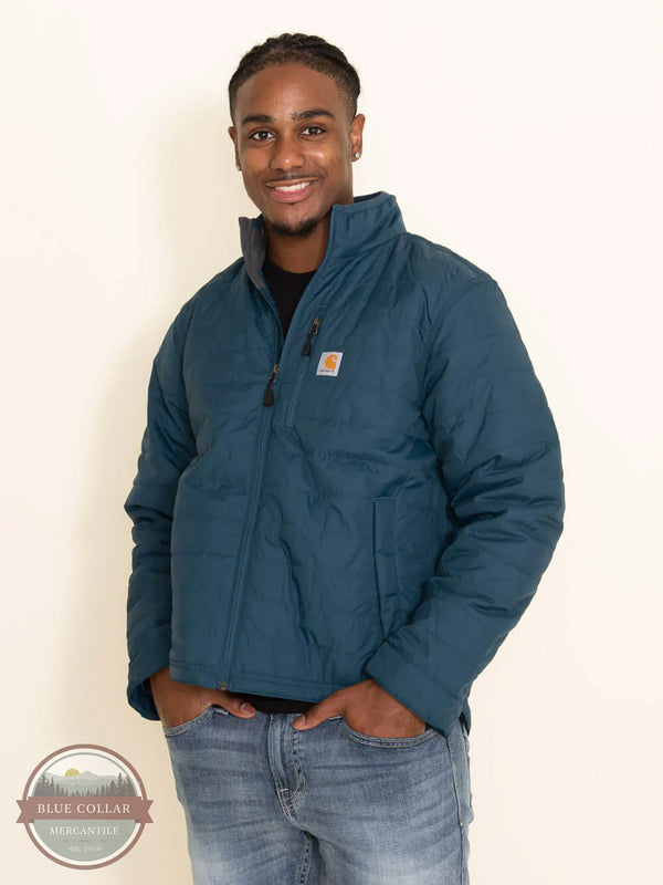 Carhartt 102208 Rain Defender Relaxed Fit Lightweight Insulated Jacket Profile View