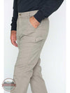 Carhartt 103279 Rugged Flex Relaxed Fit Duck Utility Work Pants in Desert Side View Detail