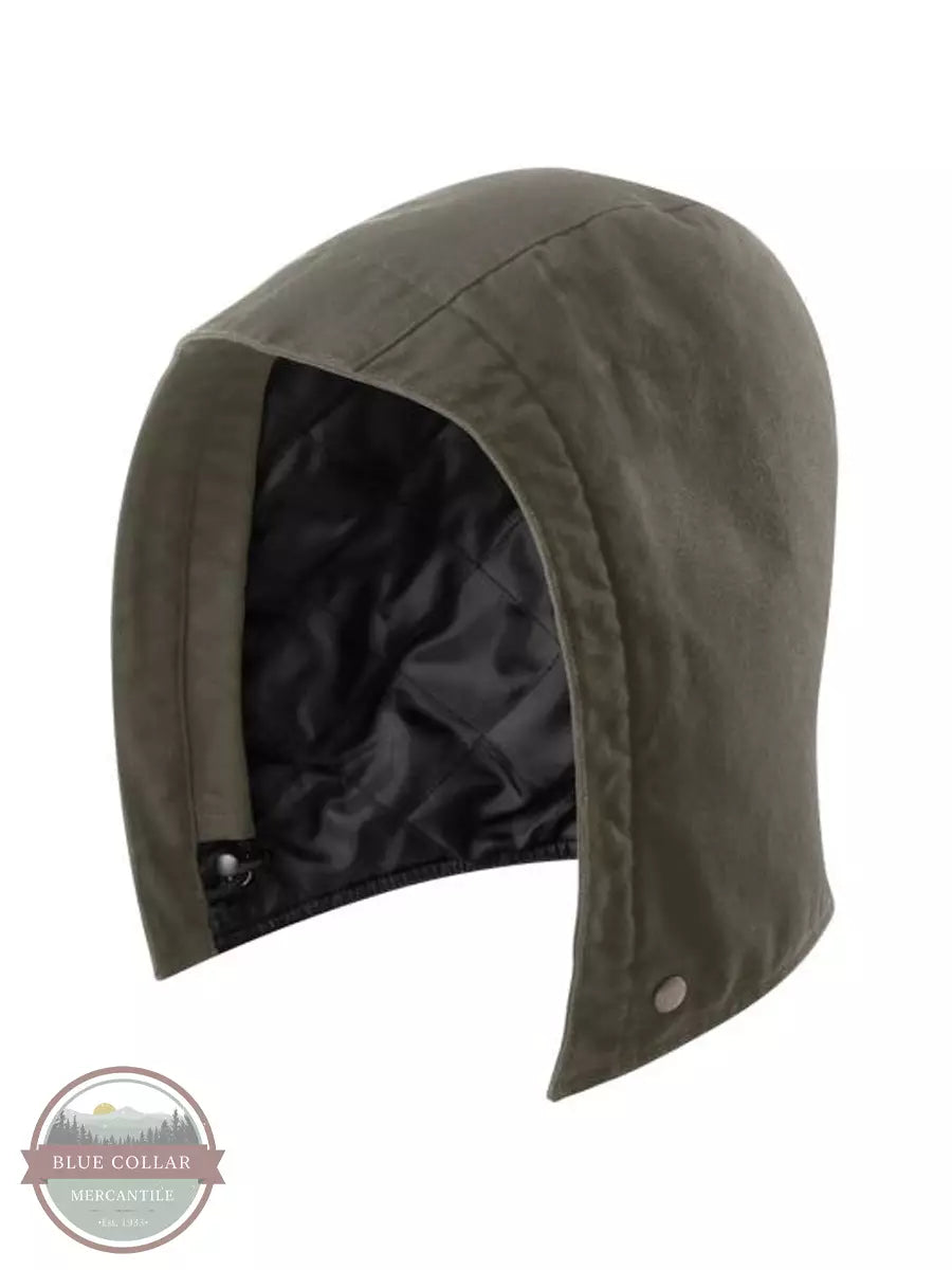 Carhartt 104244 Washed Duck Insulated Hood Moss Front View