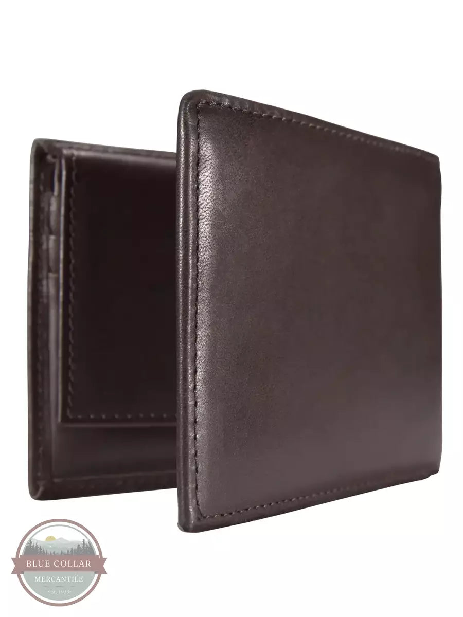 Carhartt B0000218-201 Oil Tan Passcase Bi-Fold Wallet in Brown Back View