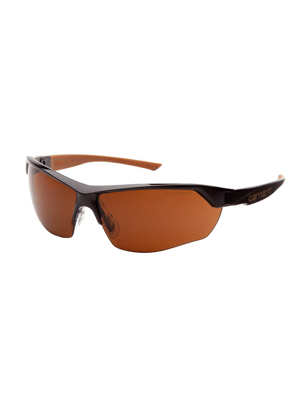 Carhartt CHB1118DT Braswell Amber Lens Safety Glasses Profile View