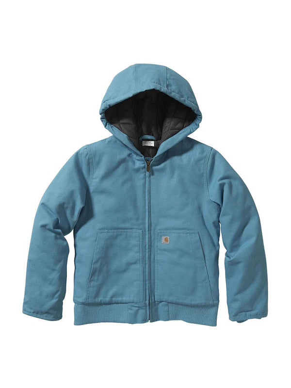 Carhartt CP9564-A176 Kids' Flannel Quilt Lined Active Jacket Front View