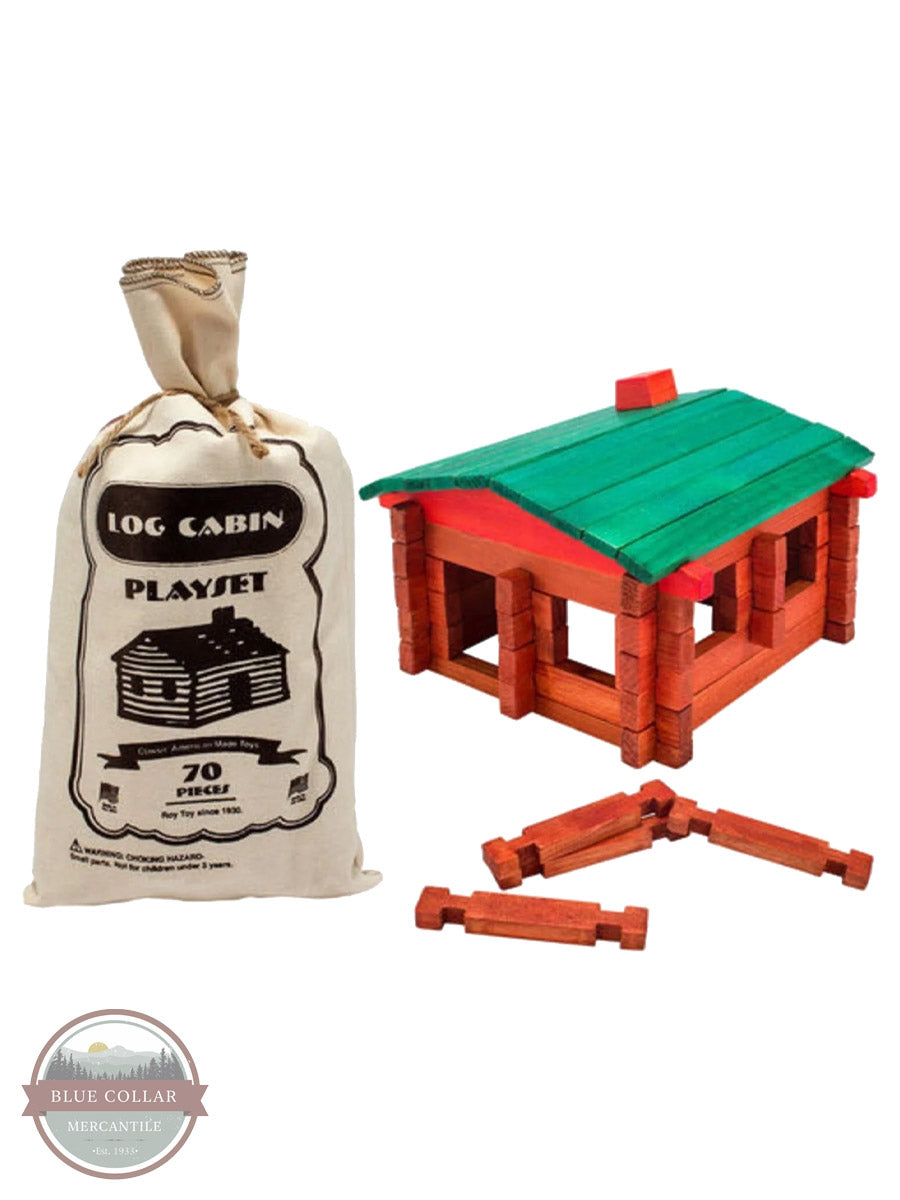 Channel Craft RTLC Roy Toy Log Cabin Playset Detail View