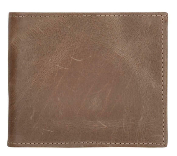 DW674 Brown Western Bifold Wallet