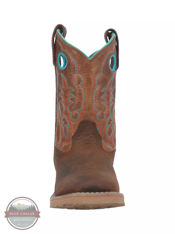 Dan Post DPC3916 Youth Rye Western Boot in Brown Front View