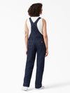Dickies FB206 Relaxed Fit Bib Overalls Blue Full Back View 2