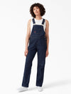 Dickies FB206 Relaxed Fit Bib Overalls Blue Full Front View 2