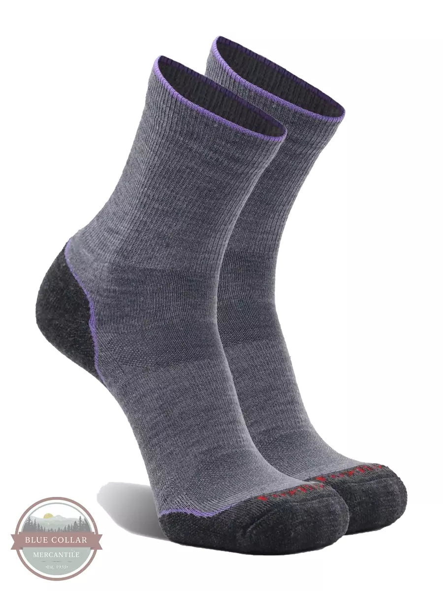 Fox River 2508 Hike Basecamp 2.0 Lightweight Crew Grey Charcoal Profile View