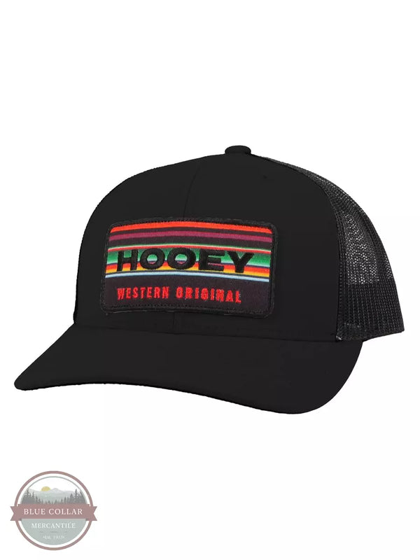Hooey 2135T-BK Horizon Odessa Fabric Cap in Black Profile View
