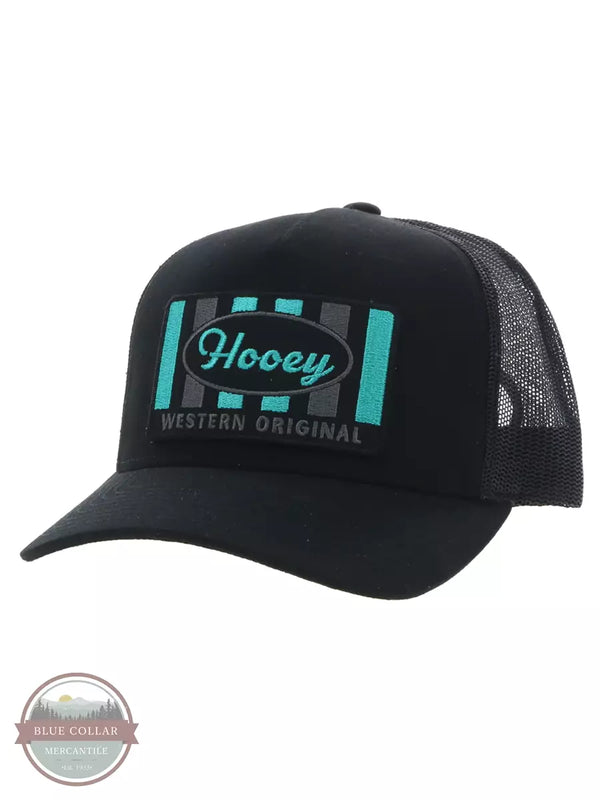 Hooey 2301T-BK Sudan Black Snapback Cap Profile View