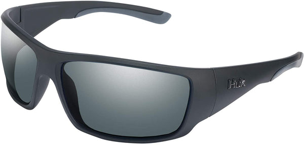 Spearpoint Polarized Sunglasses, Grey Lens / Matte Black Frame by Huk  E000024400101