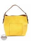 Joy Susan L8008 Classic Hobo Handbag with Crossbody Purse Pineapple/Coffee Front View
