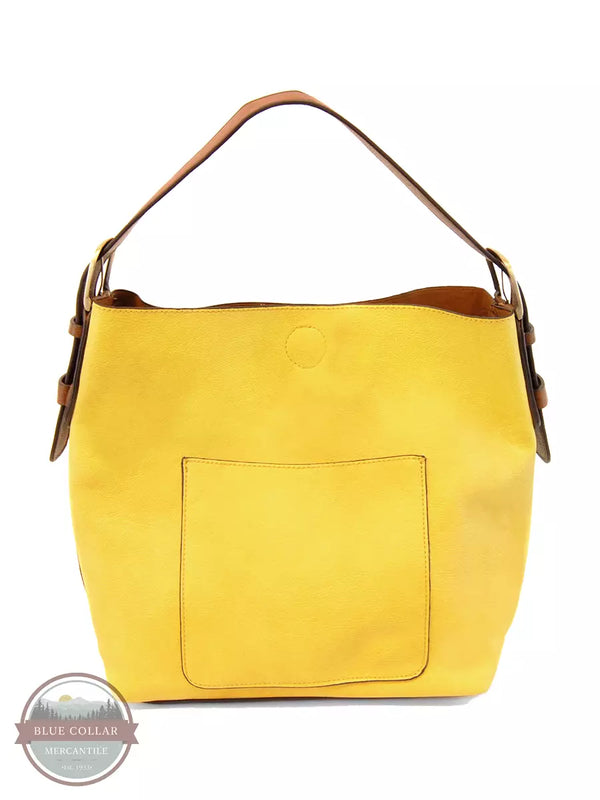 Joy Susan L8008 Classic Hobo Handbag with Crossbody Purse Pineapple/Coffee Front View