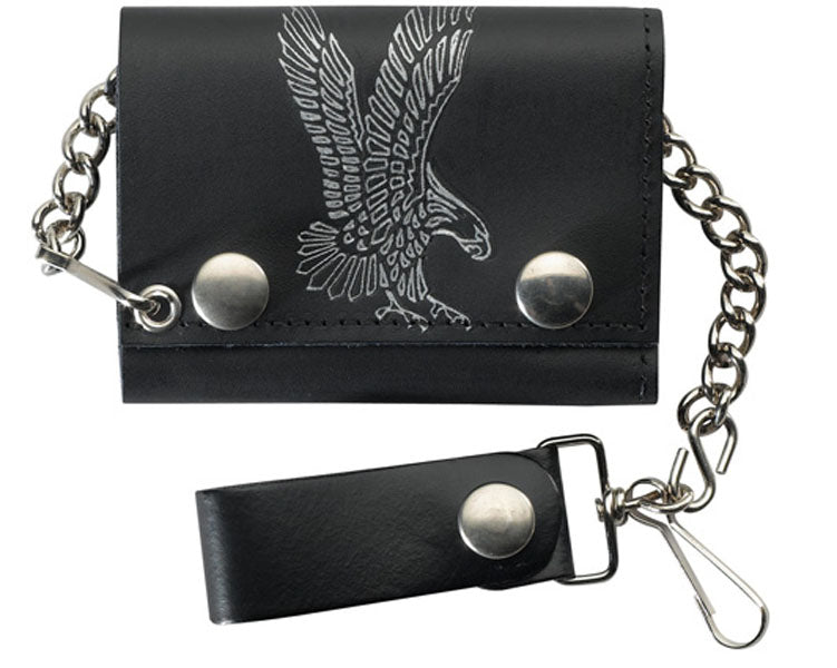 Flying Eagle Leather Trifold Wallet by Western Express LW-141
