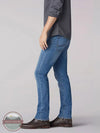 Lee 2015454 Extreme Motion Slim Straight Leg Jeans in Bradford side view