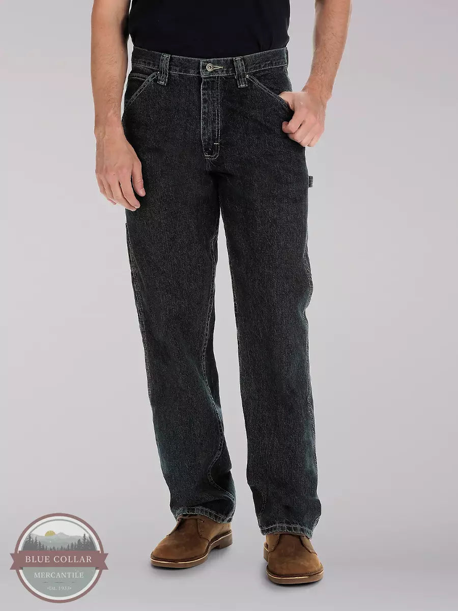 Lee 2107791 Comfort Fit Carpenter Jeans in Quartz Stone Front View