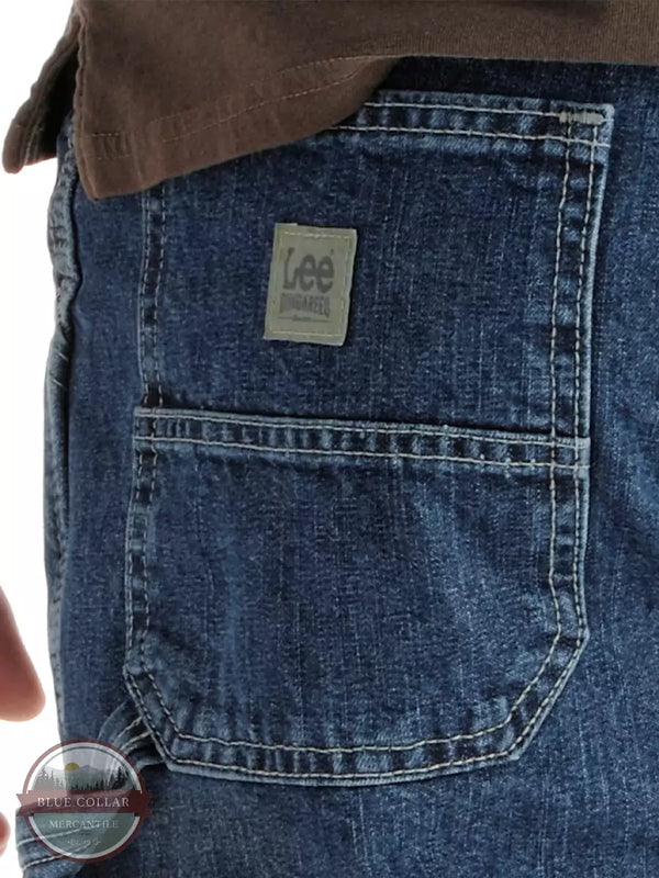 Lee 2107910 Straight Leg Loose Fit Carpenter Jeans in Original Stone Back Pocket