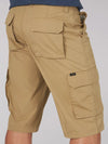 Lee 2314313 Extreme Motion Cameron Relaxed Cargo Shorts in KC Khaki Back Pocket Detail