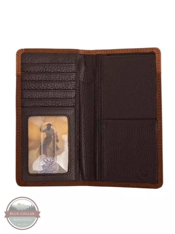 Leegin E80214 Fenced In Checkbook Wallet in Tan Inside View