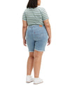 Levi's 23646-0045 Shaping Bermuda Denim Women's Plus Size Shorts