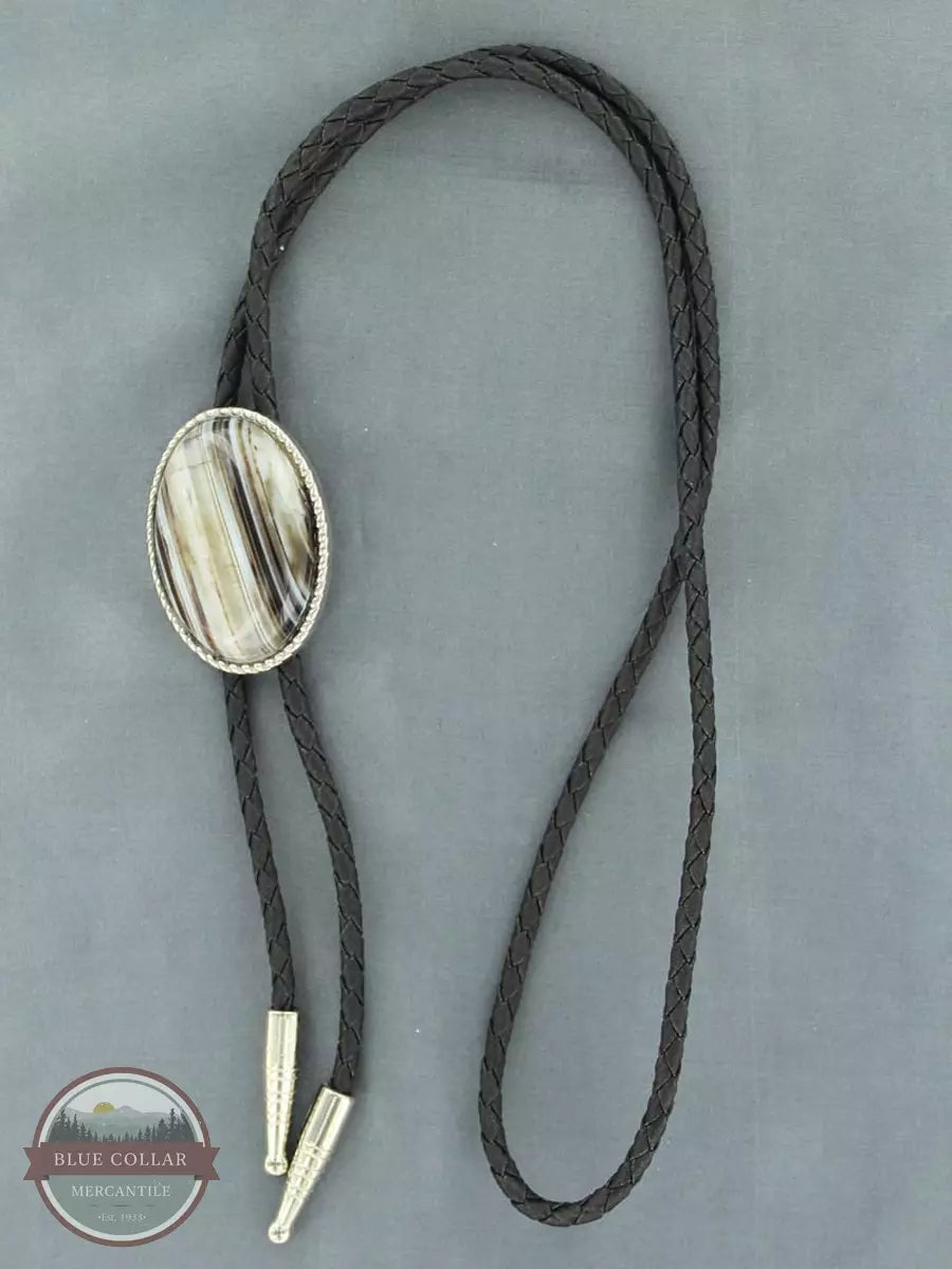 M & F 22836 Double S Western Onyx Bolo  Fornt View 2