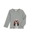 Me & Henry HB415BX Henry Long Sleeve T-Shirt in Grey Front View